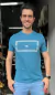 CAMISA MASCULINA PURA RAÇA AZUL AUTHENTIC AMERICAN COUNTRY