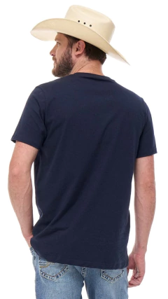 T-SHIRT SELFF MASCULINA NAVAJO HONOR YOUR ROOTS MARINHO - comprar online