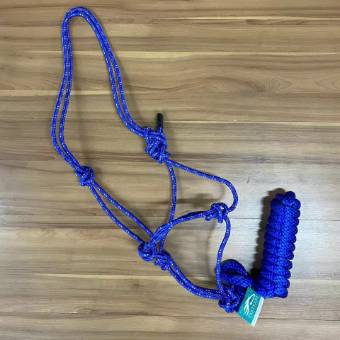 CABRESTO IMPORTADO PARTRADE AZUL NYLON FINO COM CABO