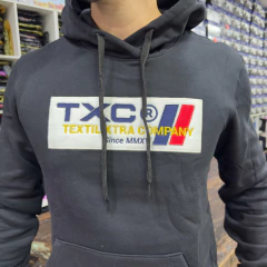 MOLETOM TXC MASCULINO PRETO CUSTOM APLICADO - comprar online