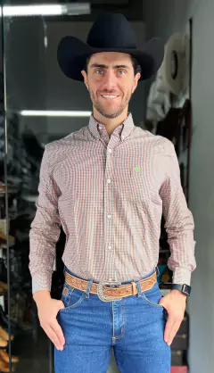 CAMISA RADADE MANGA LONGA XADREZ VERMELHO AZUL VERDE - comprar online