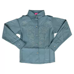 CAMISETE WEST COUNTRY INFANTIL CINZA BORDADA BOIADEIRA