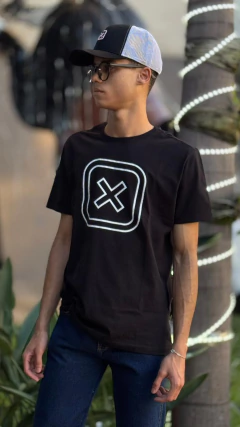 CAMISETA MASCULINA TXC FIO 30 ESTAMPADA LOGO PRETA - comprar online