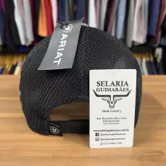BONÉ ARIAT IMPORTADO ORIGINAL MESCLA E PRETO LOGO FRONTAL - loja online
