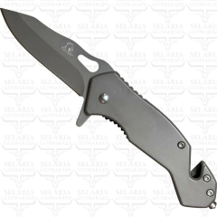 CANIVETE IMPORTADO FALCON CINZA TÁTICO SAQUE RÁPIDO TRAVA - loja online