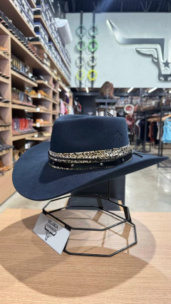 Imagem do CHAPEU MARRUA ABA 8,5 BLUE NAVY FORRADO 3 BANDINHAS C/ CAIXA