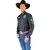 CAMISA RADADE MASCULINA RDE GREEN TEAM TOURO NA LOGO MARINHO