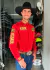 CAMISA RADADE MASCULINA FASTBULL GREEN TEAM VERMELHA BORDADA na internet