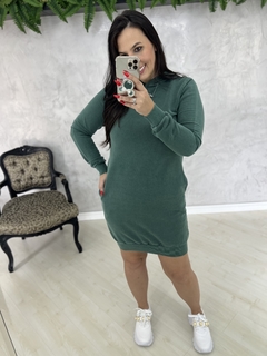 SALDO • Vestido curto estonado | manga longa - Tatte Store