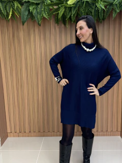 Minivest modal canelado | gola alta - loja online