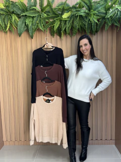 Blusa modal canelado importado | super peluciada