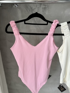SALDO • Body poliamida | alcinha franzida - Tatte Store