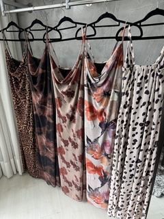 Vestido tule longo | decote franzido - comprar online