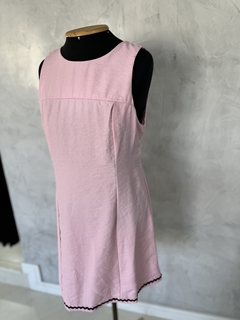 SALDO • Vestido curto viscose marant | bordado barra