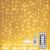 Cortina Fio de Fata 3x3 Luz Amarela