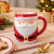Caneca Natalina Vermelha Papai Noel 330ml