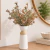 Vaso Aurora em Cerâmica Off White com Folhagem Rose - comprar online