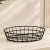 Fruteira/Cesto Multiuso Oval Preto