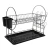 Escorredor de Louça Multiuso 2 Andares 41x36x23cm – Preto - Tudinho para Sua Casa - Loja de Decoração