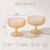 Conjunto de Taças de Sobremesa em Vidro Âmbar 320ml – 2 Peças - Tudinho para Sua Casa - Loja de Decoração