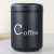 Pote Vidro Preto Coffee Nero 1L