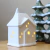 Enfeite Natalino Mini Casa Branca com Led - Branca