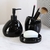 Kit de Banheiro 3 Peças Preto