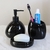 Kit de Banheiro 3 Peças Preto - comprar online