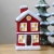 Enfeite Natalino Mini Casinha com Led - Vermelha