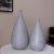 Dupla de Vasos de Cerâmica Oval - Tudinho para Sua Casa - Loja de Artigos Decorativos
