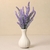 Vaso de Cerâmica Bojudinho Off White com Lavanda