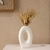 Imagem do Vaso de Porcelana Oval com Flores Secas