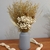 Vaso De Cerâmica Cinza Minimalista Boho M Com Folhagens Secas