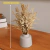 Vaso De Cerâmica Minimalista Boho P Com Folhagens Secas - Tudinho para Sua Casa - Loja de Artigos Decorativos