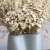 Vaso Minimalista Esculpido Cinza M Com Folhagens Secas - comprar online