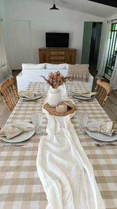 MANTEL TUSOR PICNIC BEIGE