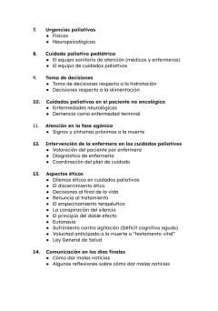 Manual de Cuidados Paliativos en internet
