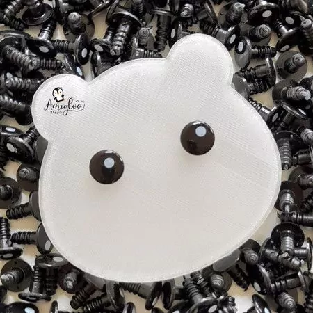 Olhos 12mm Pupila Kawaii (10 pares)