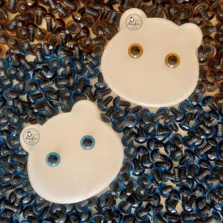 Olhos Raiados 13mm (10 pares)