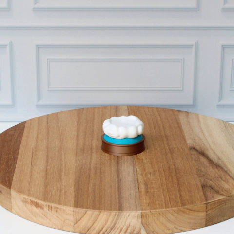 Mini Pedestal Mundo e Nuvem - comprar online