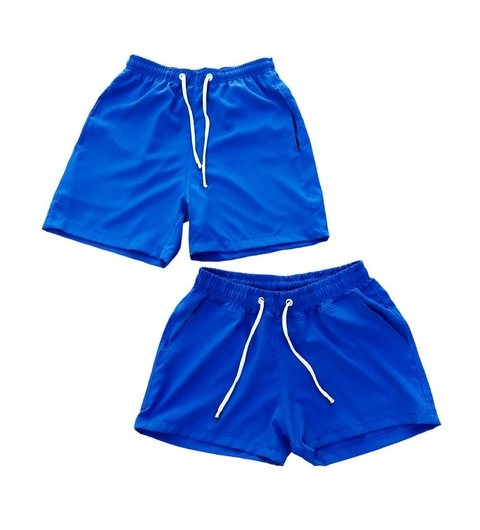 Bermuda Tactel Kit Mozão - AZUL CANETA