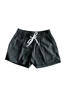 Shorts de Linho Feminino - Preto