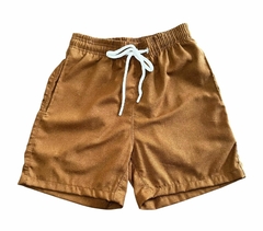 Bermuda Masculina Linho- caramelo