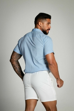 Bermuda Masculina ALFAIATARIA - BRANCO na internet