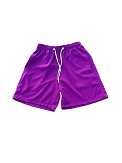 Bermuda Tactel Masculino - roxo
