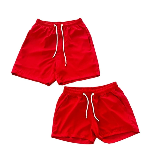 Bermuda Tactel Kit Mozão - VERMELHO
