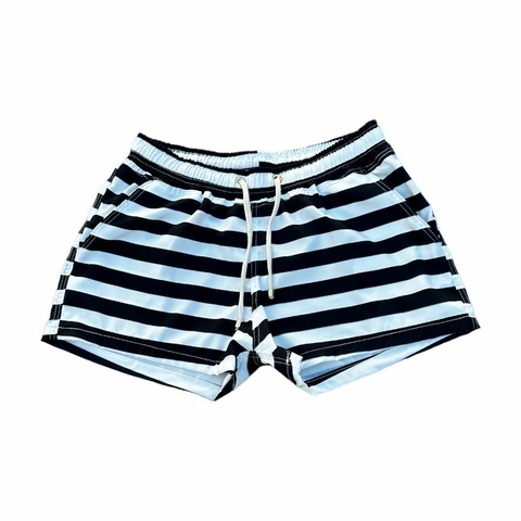 Short Tactel Feminino - LISTRAS PRETA