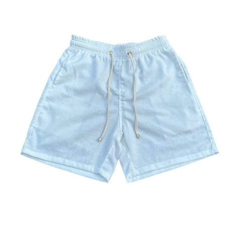 Bermuda Masculina Linho - BRANCA