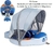 Imagem do Mambobaby flutuador do bebê deitado anéis de natação infantil anel de natação da cintura da criança nadar trainer não-inflável boia piscina acessórios brinquedos