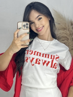 T-shirt 100% algodão na internet